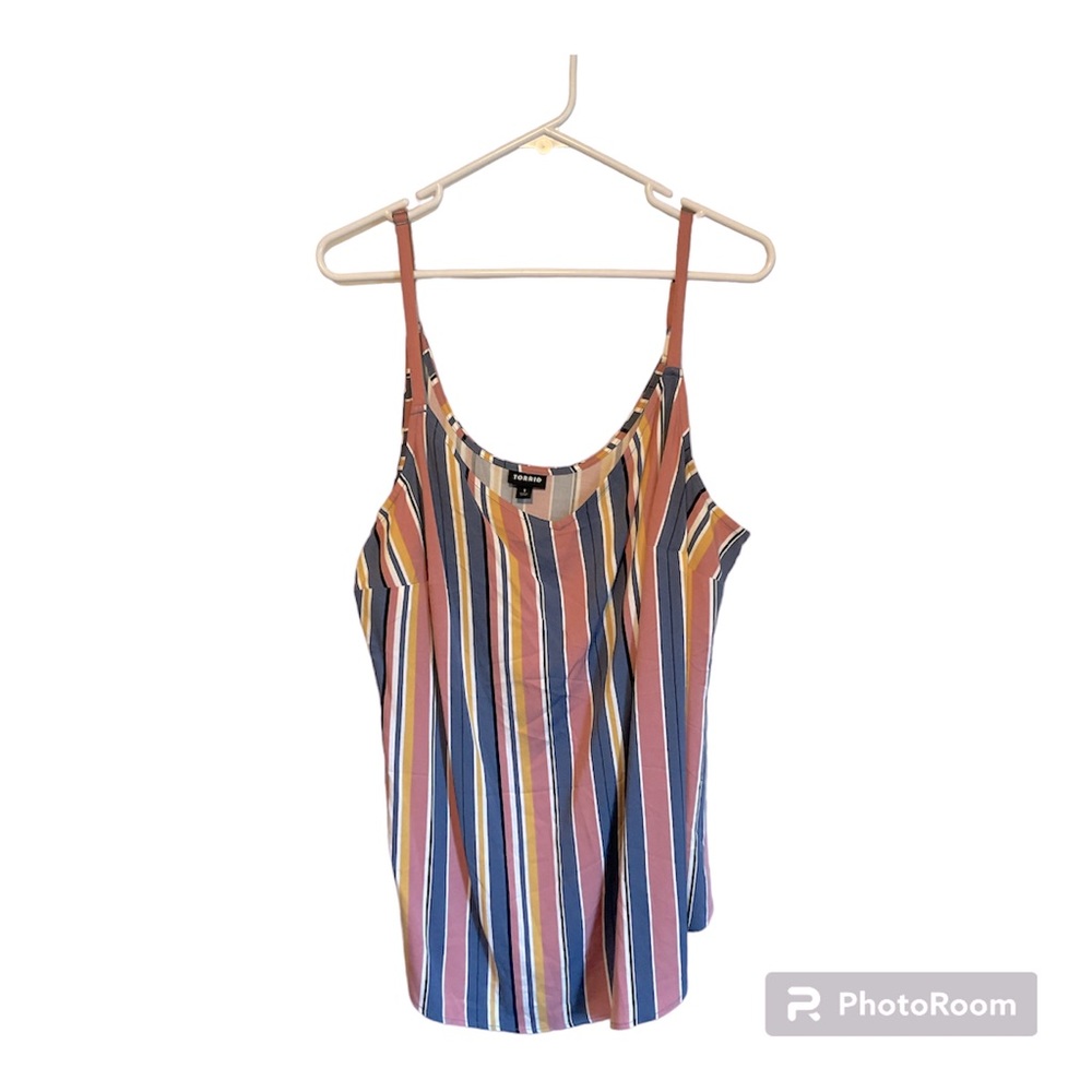 Women’s torrid, tank top, adjustable, spaghetti, strap size one